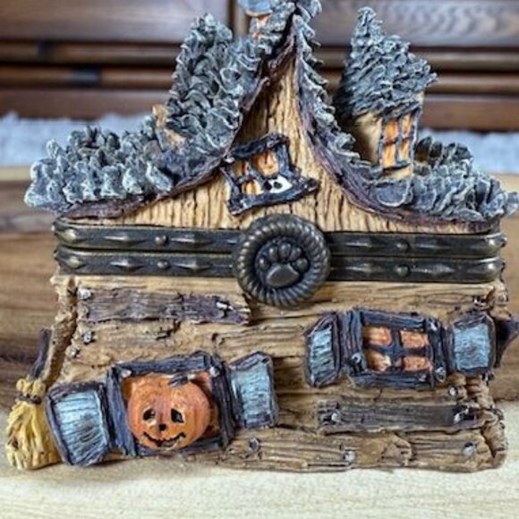 Vintage Boyds Bears Boris' Haunted House with Wiz McNibble Treasure Box #392114 - Picture 4 of 10